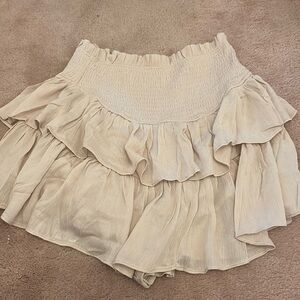 Cream skort from The Post size S